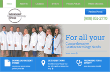 Tablet Screenshot of advancedgastroenterologygroup.com